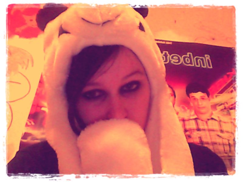 me in my panda hat