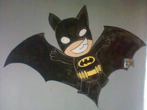 my batman wall mural