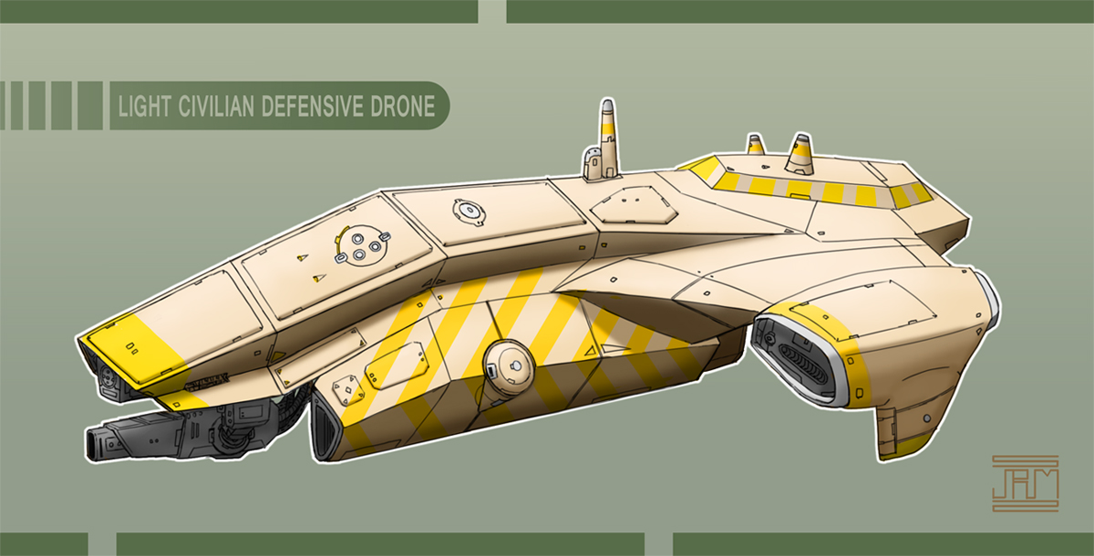 Light Civilian Defensive Drone