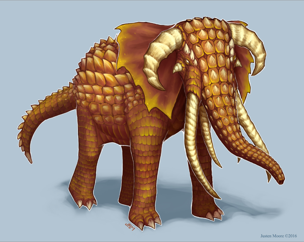Horn-Scaled Elephant
