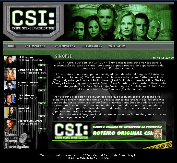 Layout CSI by fernandaprevedello on DeviantArt