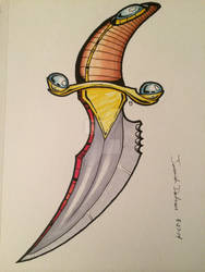 Dagger/knife flash design