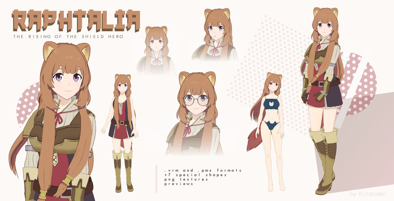 Osu Raptalia Download Raphtalia - 3D model by Kitzoomer on DeviantArt