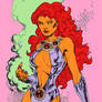 Starfire by Jim Lee Colored