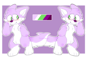 Tropical purple fox adopt (CLOSED)