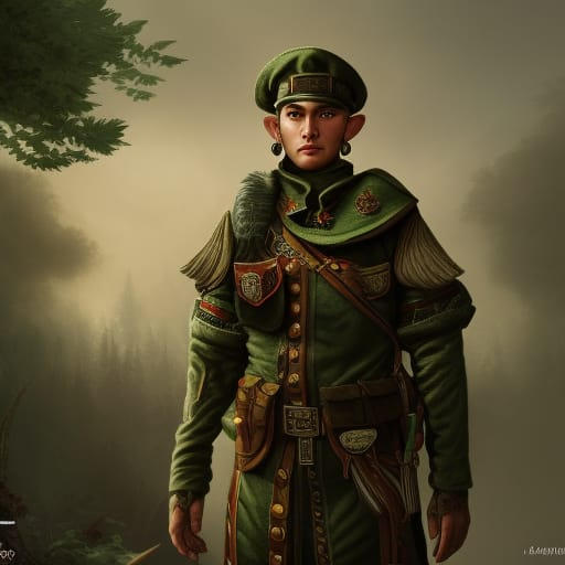 Elf Dod elf military (AI) by Amon3445 on DeviantArt