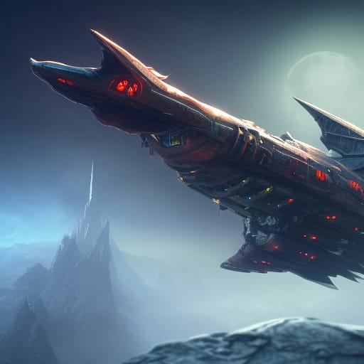 vampire spaceship (AI) by Amon3445 on DeviantArt