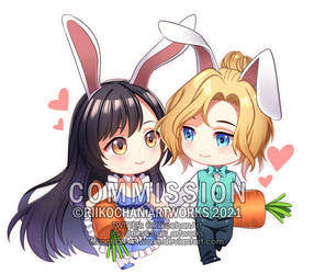 [Chibi COM] Bunny and Sasha