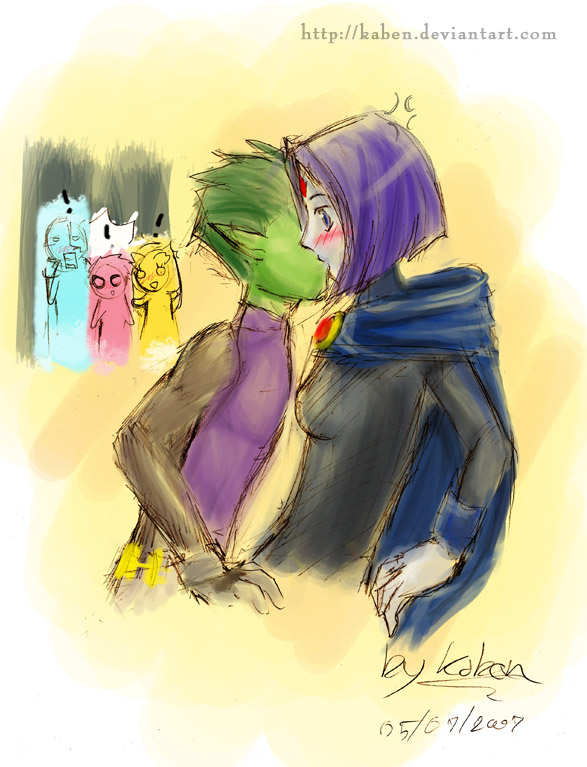 Raven and Beast boy