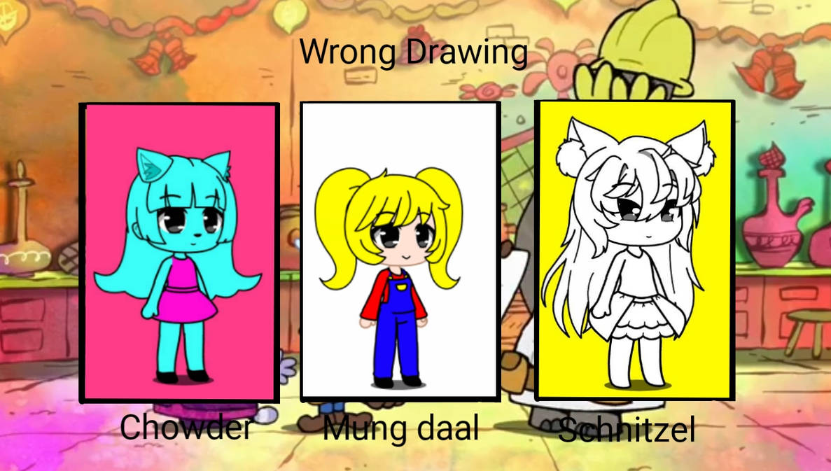 The wrong drawing meme by Wendygoofytoons on DeviantArt