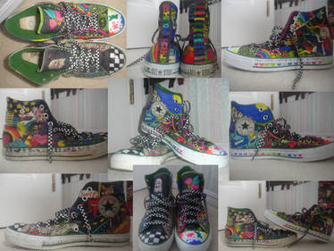 Colored Converse.