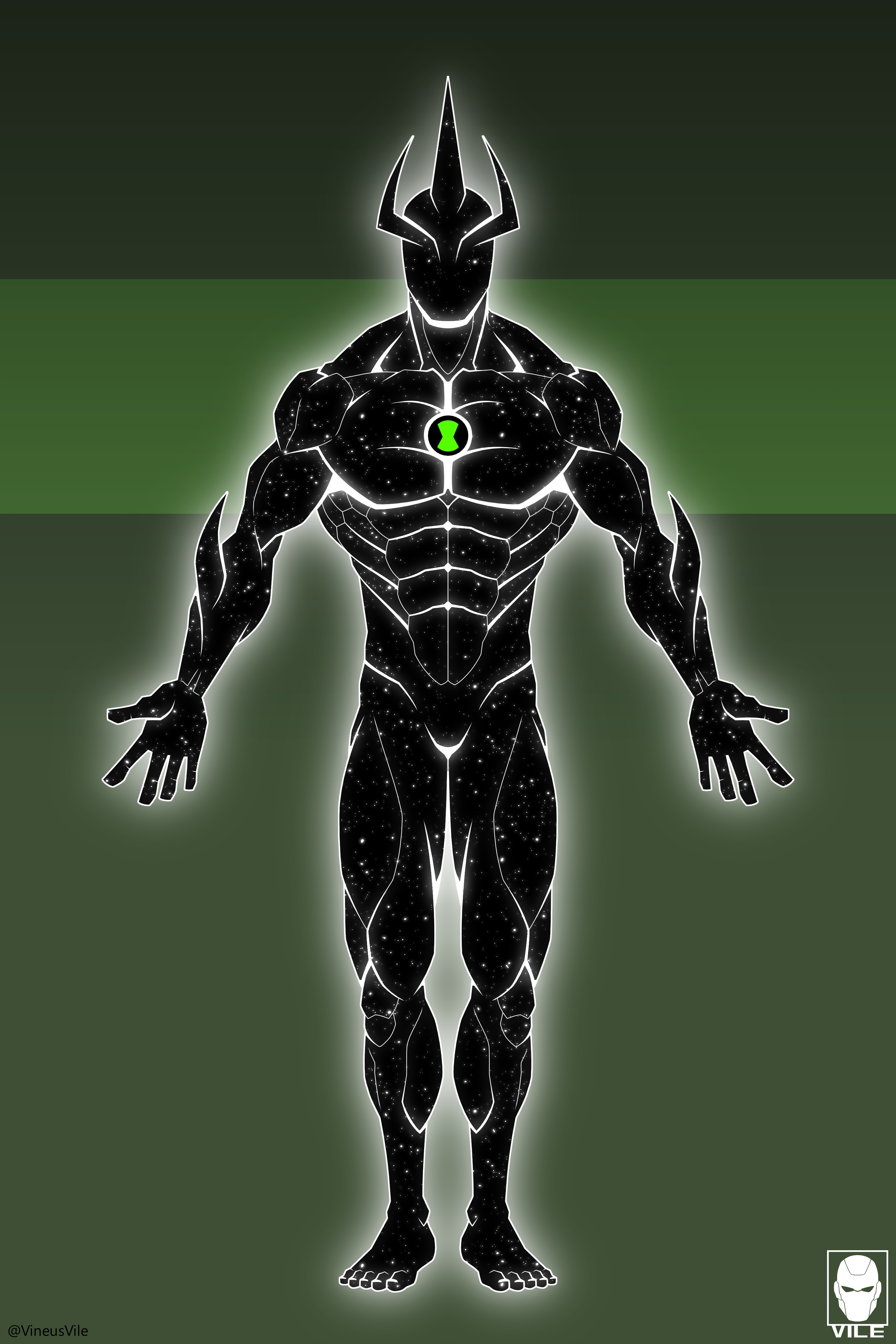 Ben 10 Redesign: Alien X by Vineus-Vile on DeviantArt