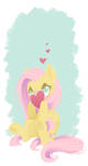 Fluttershy's Valentine by ParfyWarfy