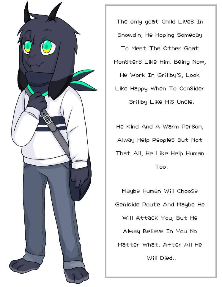 Kuu The Goat (Undertale Oc) by AzrielWillier on DeviantArt