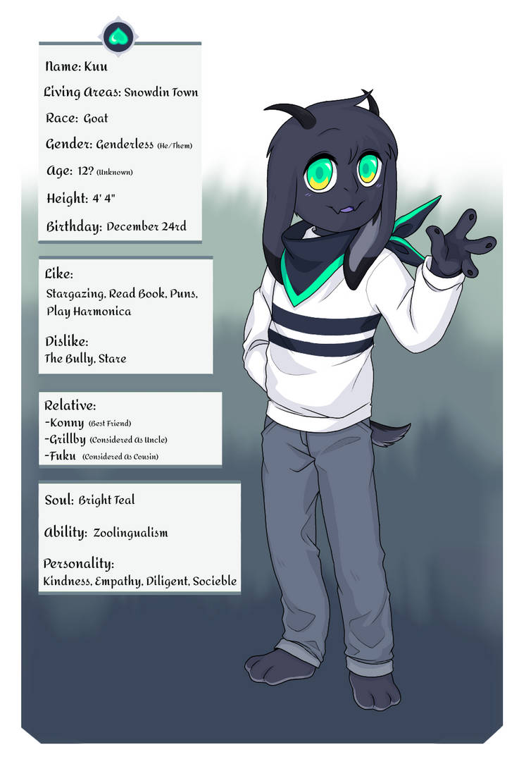 (UNDERTALE OC) - Profile Of Kuu - UT by AzrielWillier on DeviantArt