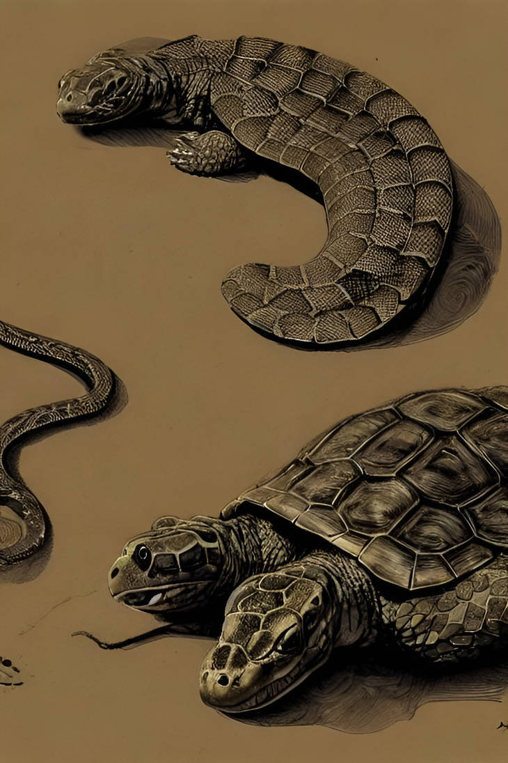 Snake/Turtle hybrids by ZZmiddle on DeviantArt