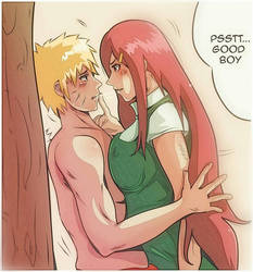 in another reality, kushina wants to teach Naruto 