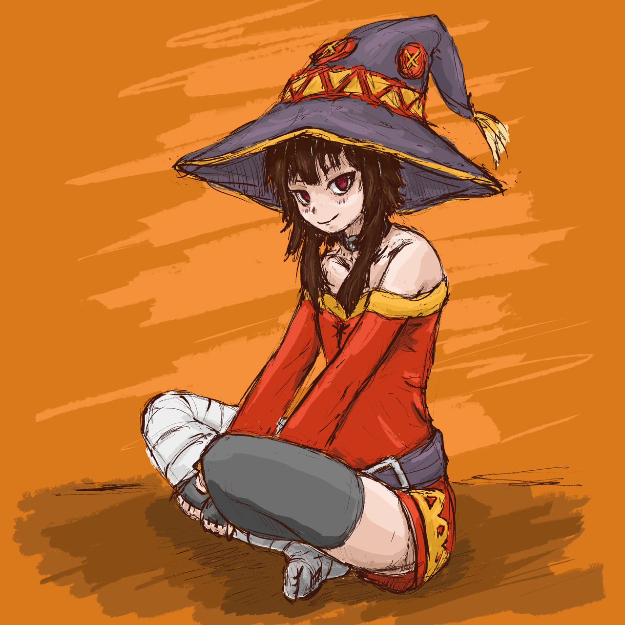 Megumin Color Megumin in color! by Emerwena98 on DeviantArt