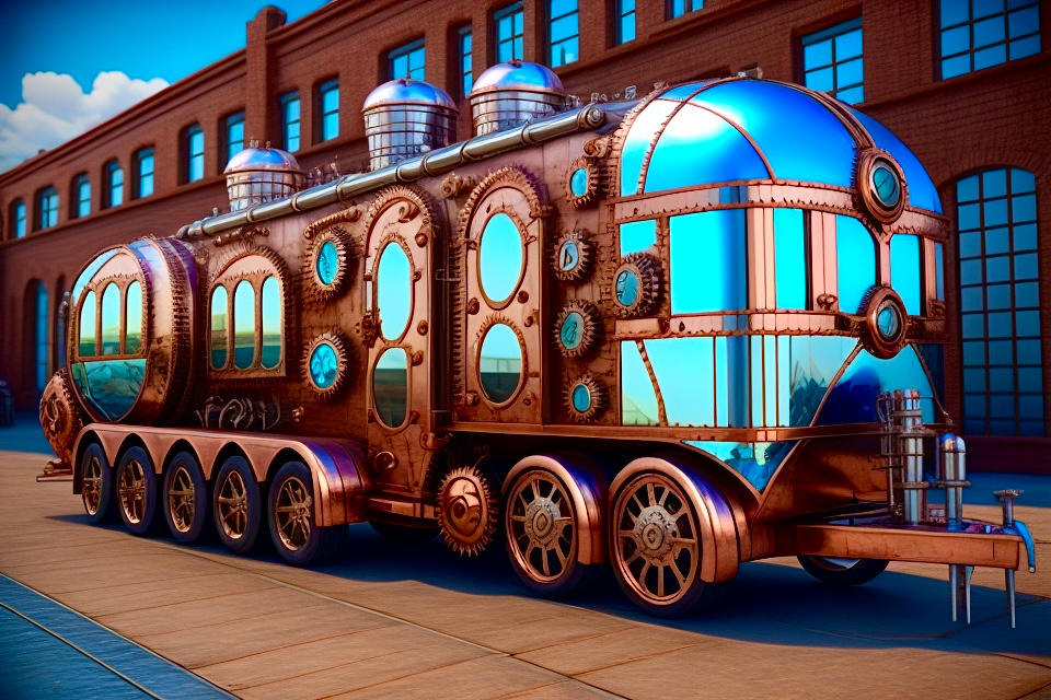 Steampunk RV arv2 by deezaster on DeviantArt