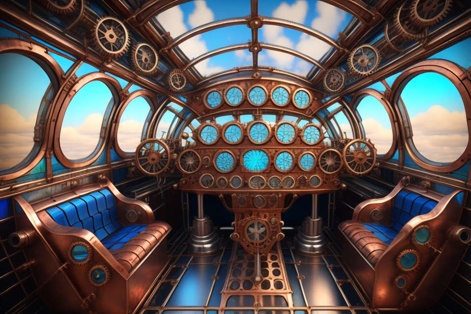 Steampunk Airship Interior steampunk-airship-interior