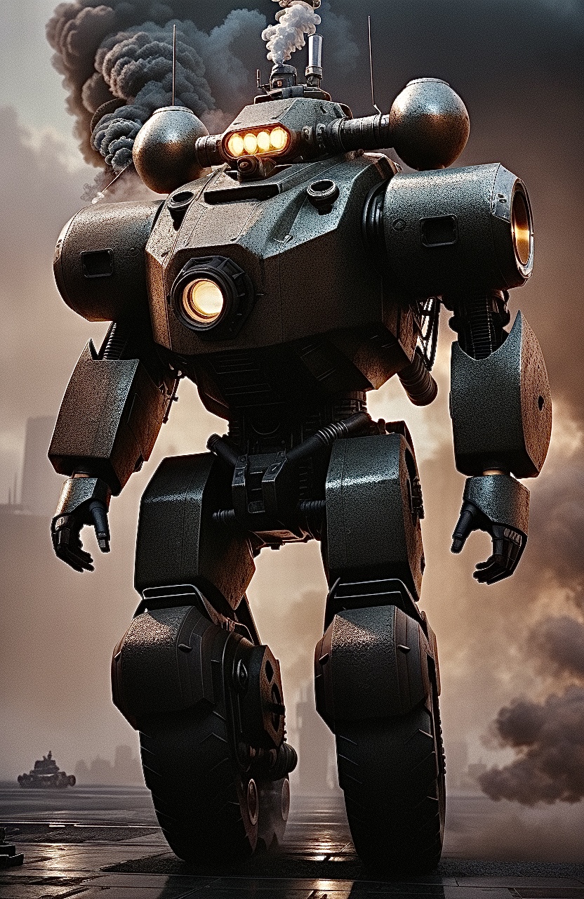 Steampunk Warzone Robot Soldier - SA-X12 by deezaster on DeviantArt