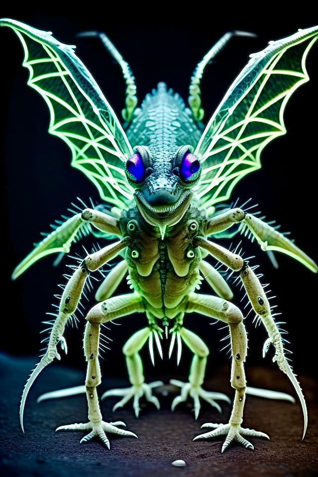 Alien Reptile Insect V2 by deezaster on DeviantArt