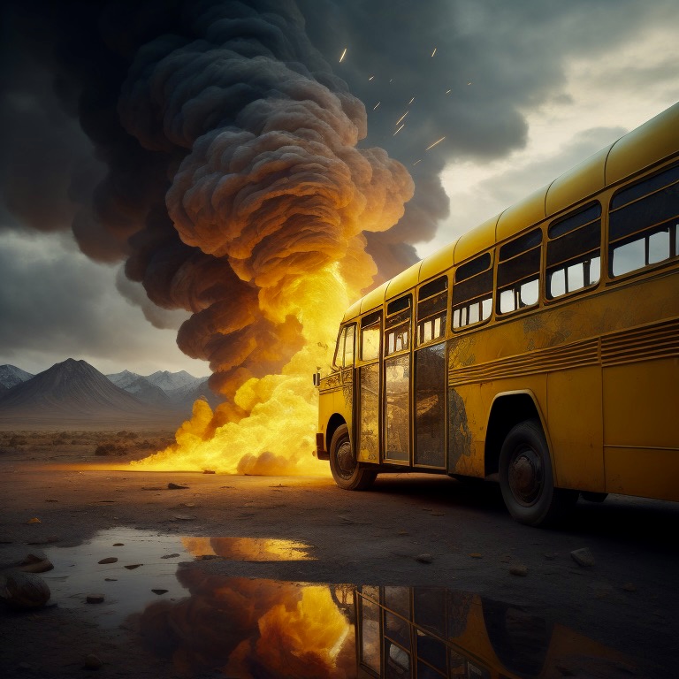 Battle Bus Exploding Bus Explosion -V5-Apocalyptic Warzone by deezaster on DeviantArt