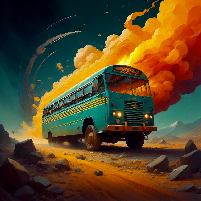Cartoon Bus Exploding Apocalyptic Warzone - Exploding Bus V3.9 by deezaster on DeviantArt