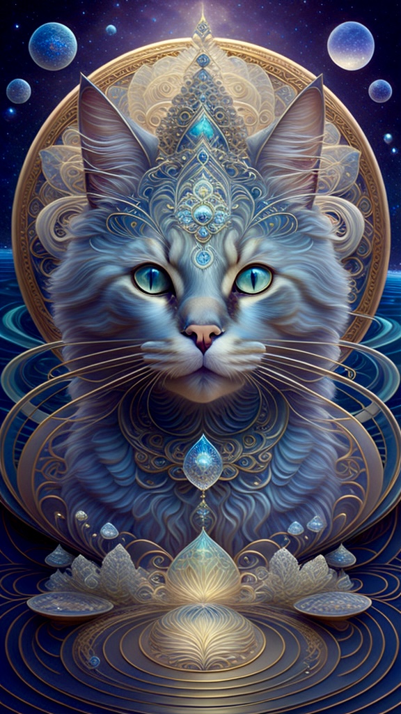 psychedelic cat iphone wallpapers