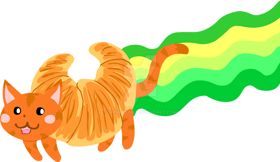 Croissant Nyan cat