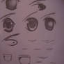 Anime Eyes and Mouth Practice