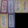 Flower bookmarks