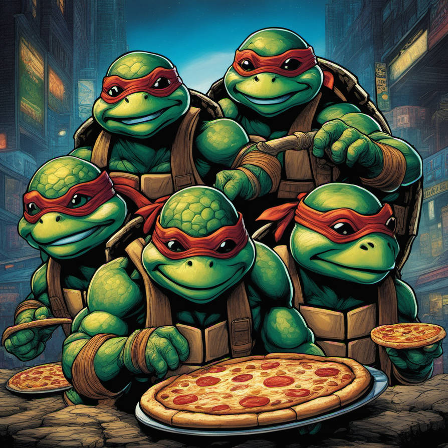 Pizza Power for Ninja Turtles by FemaleFreedom on DeviantArt
