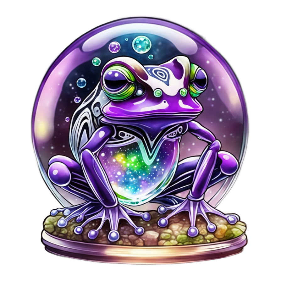 Cosmic Frog Deviantart psychedelic cosmic frog by FemaleFreedom on DeviantArt