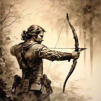 Archery with a target