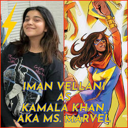 Iman Vellani as Kamala Khan, aka Ms. Marvel