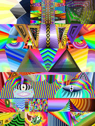 Elliot's Kaleidoscopic Art Collage #1