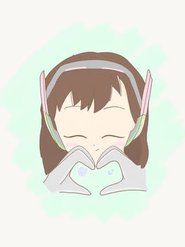 D.VA fan art  Overwatch~