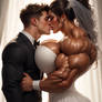 You May Now Kiss Your Busty Muscular Bride 15