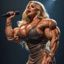 What if Gwen Stefani Was a Busty Muscle Goddess? 3
