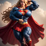 Busty Muscular Supergirl 1