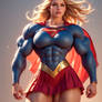 Busty Muscular Super Girl 6