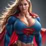 Busty Muscular Super Girl 10