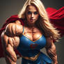 Busty Muscular Super Girl 13