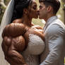 You May Now Kiss Your Busty Muscular Bride 25