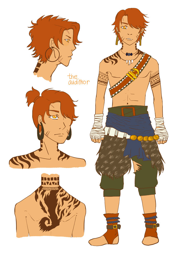 Art Trade Character Design by theaud1thor on DeviantArt