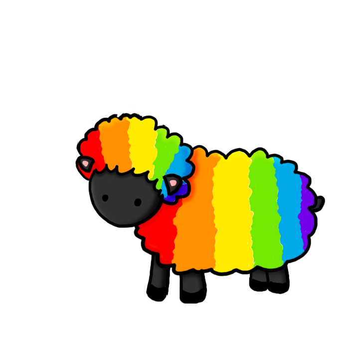 Rainbow Sheep