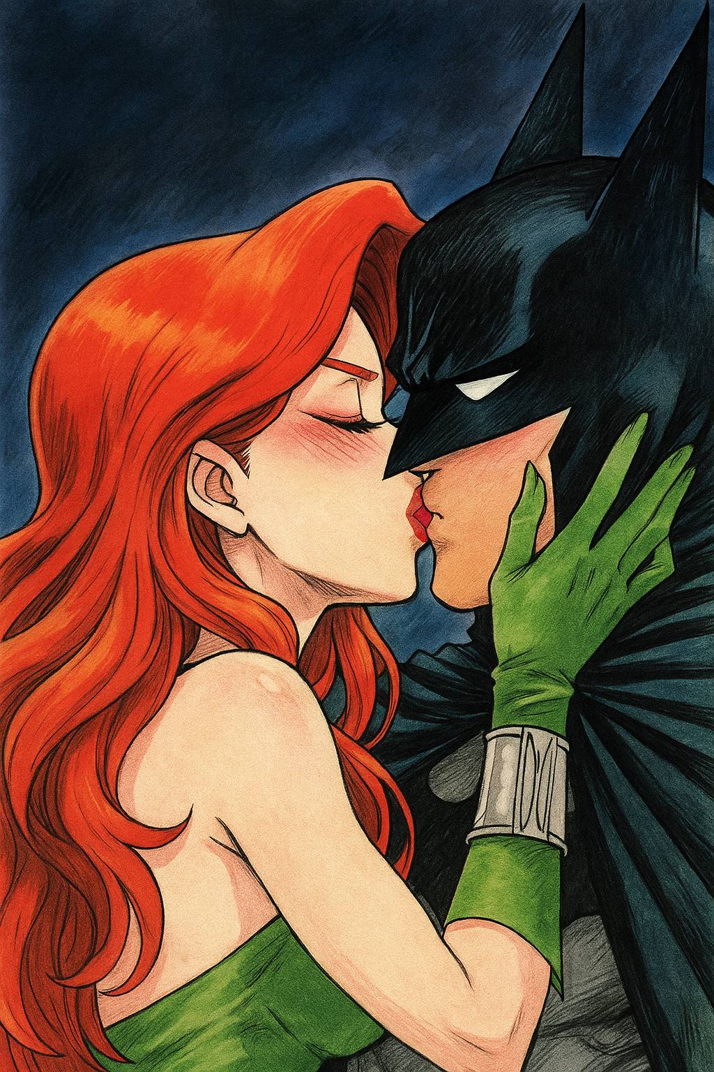 Batman Kiss Poison Ivy By Natsudragnir7 On DeviantArt batman-kiss-poison-ivy-by-natsudragnir7-on-deviantart