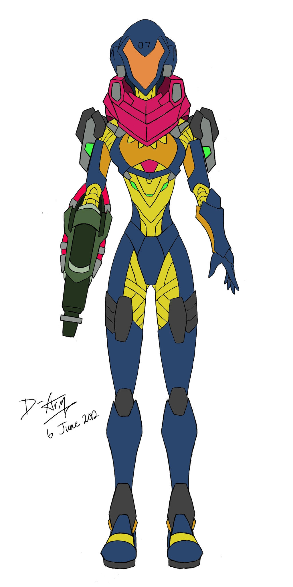 Samus Aran Omega Suit (Fusion)