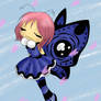 Blue Butterfly-girl